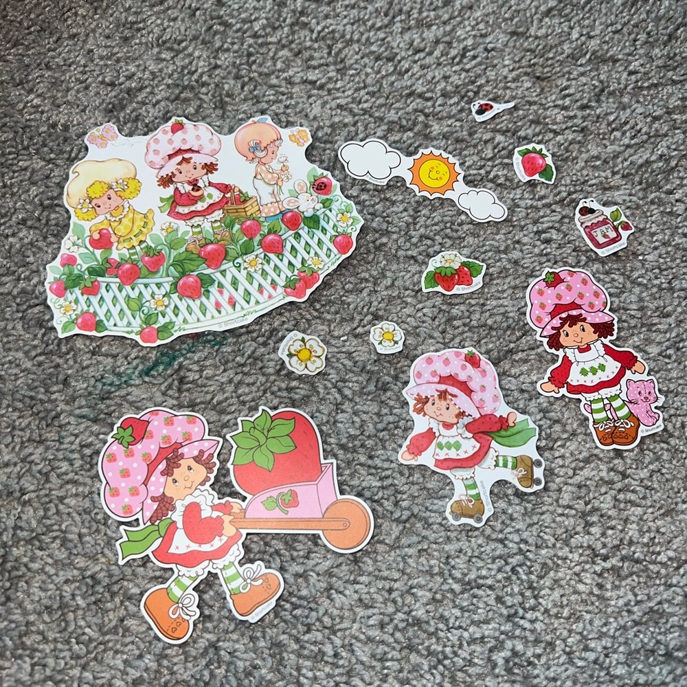 3 for $12 Strawberry Shortcake Stickers
